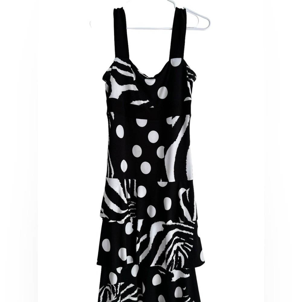 Frank Lyman Mixed Media mini dress